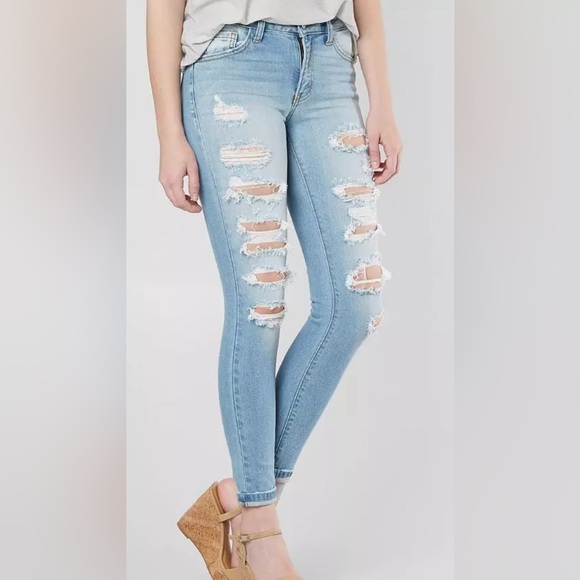 KanCan Mid-Rise Ankle Skinny Stretch Jean Size: 26 - Picture 16 of 16